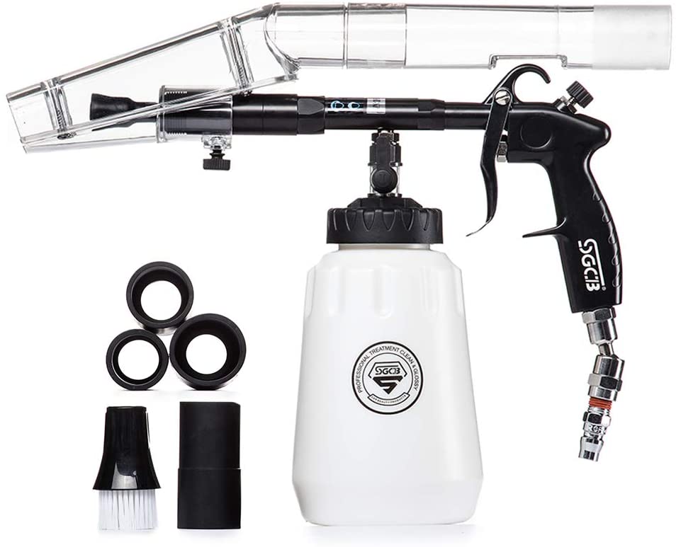 SGCB Pro High Velocity Vac Auto Interior Cleaning Brush Gun with Sucti –  Pete Automotive