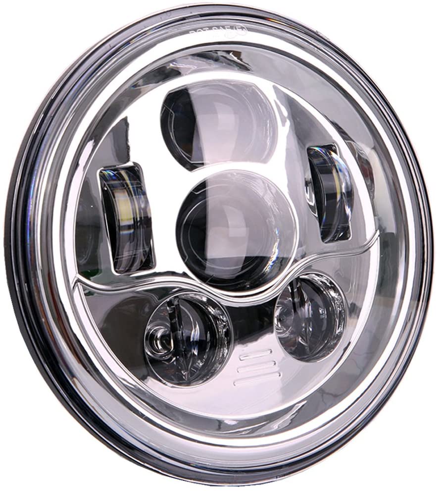 TRUCKMALL 7 inch LED Headlight Fog Passing Lights DOT Kit Ring