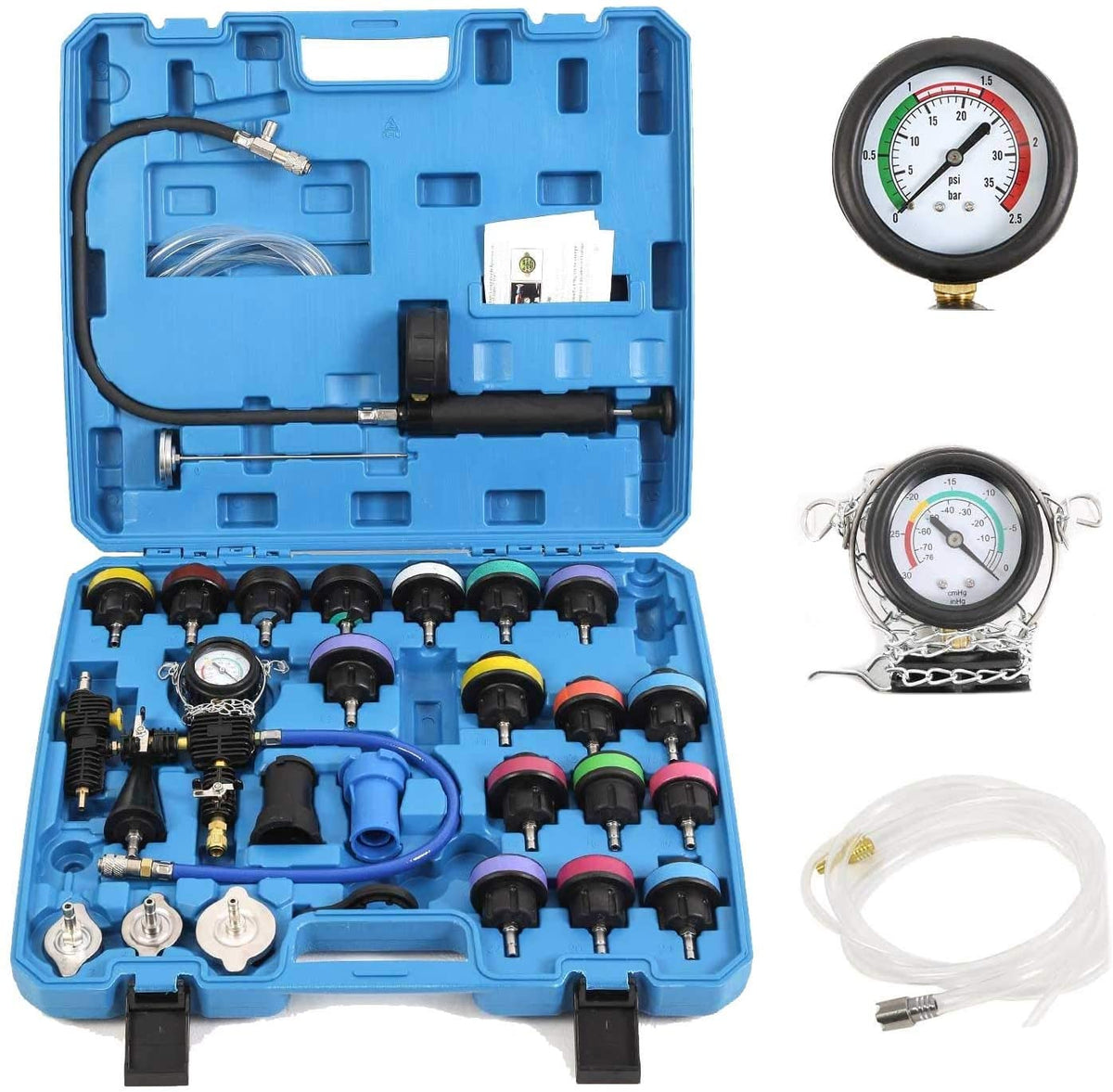 DAYUAN 18-Piece Cooling System Tester Radiator Pressure Tester - View #6