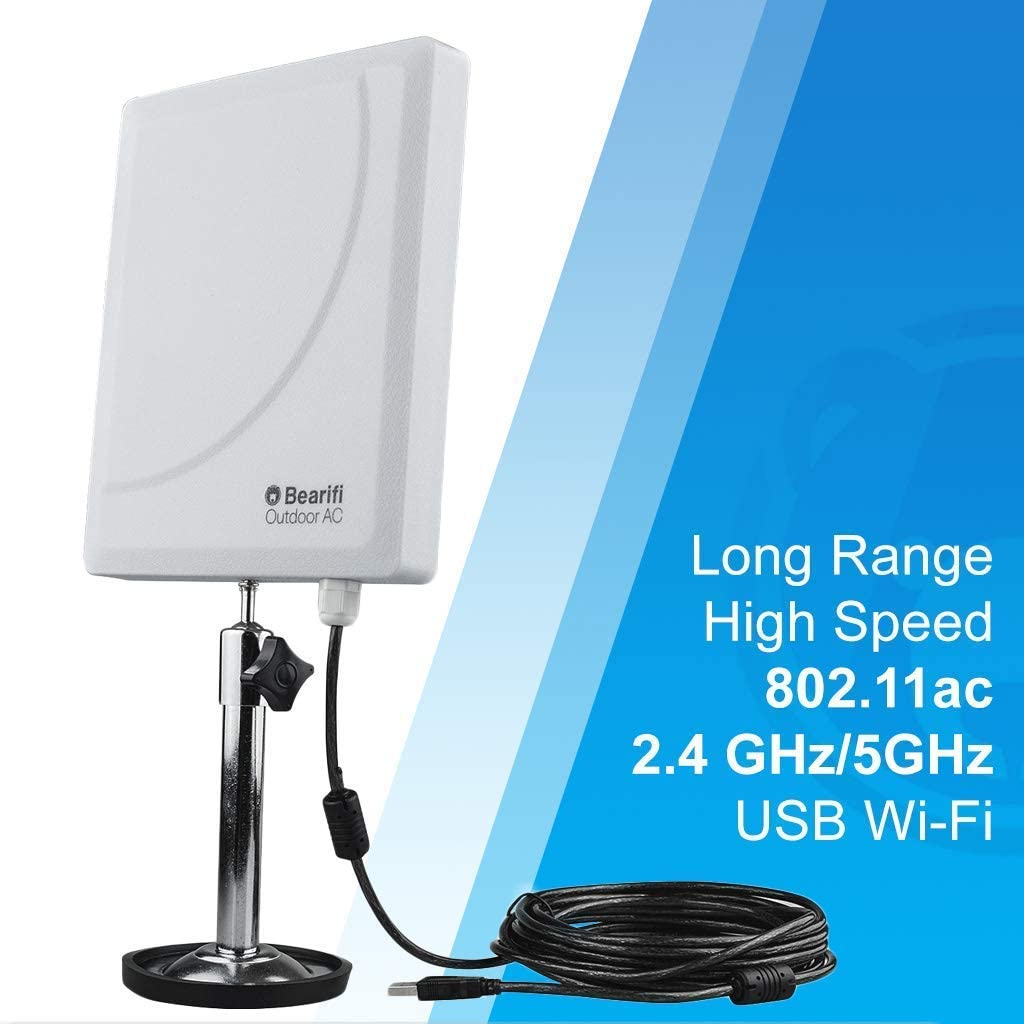 C. Crane CC Vector RV Long Range WiFi Repeater System 2.4 GHz- Extends  Distant WiFi to All Devices in Your RV, Boat or Big Rig