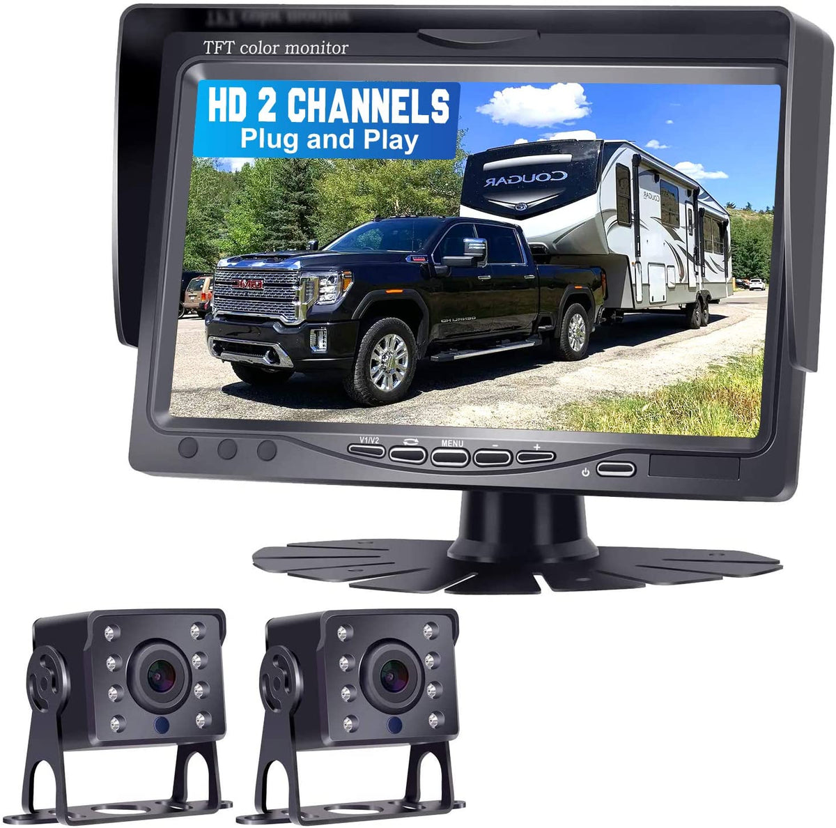 DoHonest HD Dual Backup Camera and 7