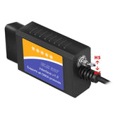Forscan ELM327 Scanner OBD2 USB ELMconfig FoCCCus Diagnostic Scan Tool with MS-Can/HS-Can Switch for Ford Mazda for Windows