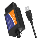 Forscan ELM327 Scanner OBD2 USB ELMconfig FoCCCus Diagnostic Scan Tool with MS-Can/HS-Can Switch for Ford Mazda for Windows