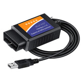 Forscan ELM327 Scanner OBD2 USB ELMconfig FoCCCus Diagnostic Scan Tool with MS-Can/HS-Can Switch for Ford Mazda for Windows