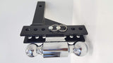 MaxxHaul 70380 Black/Chrome Adjust Dual Ball Mount