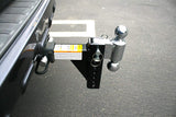 MaxxHaul 70380 Black/Chrome Adjust Dual Ball Mount