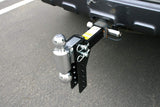 MaxxHaul 70380 Black/Chrome Adjust Dual Ball Mount