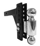 MaxxHaul 70380 Black/Chrome Adjust Dual Ball Mount