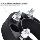 PUENGSI Wheel Spacer 6x5.5 to 6x5.5 1.5"(38mm) 6 Lug 106mm 4PCS Black Hub Centric Wheel Adapters Fit for Toyota 4-Runner/Toyota FJ Cruiser/Toyota Sequoi/Toyota Tacoma/Toyota Tundra