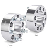 PUENGSI Wheel Spacer 2" 5x4.5 to 5x4.5(114.3) 4PCS 14x1.5 Wheel Spacer Adapter 5 Lug Fit for Jeep Liberty Wrangler Cherokee Grand Cherokee & More with Thread Pitch 1/2"