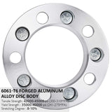 PUENGSI Wheel Spacer 2" 5x4.5 to 5x4.5(114.3) 4PCS 14x1.5 Wheel Spacer Adapter 5 Lug Fit for Jeep Liberty Wrangler Cherokee Grand Cherokee & More with Thread Pitch 1/2"