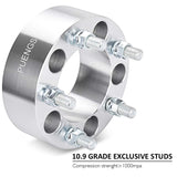 PUENGSI Wheel Spacer 2" 5x4.5 to 5x4.5(114.3) 4PCS 14x1.5 Wheel Spacer Adapter 5 Lug Fit for Jeep Liberty Wrangler Cherokee Grand Cherokee & More with Thread Pitch 1/2"
