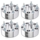 PUENGSI Wheel Spacer 2" 5x4.5 to 5x4.5(114.3) 4PCS 14x1.5 Wheel Spacer Adapter 5 Lug Fit for Jeep Liberty Wrangler Cherokee Grand Cherokee & More with Thread Pitch 1/2"