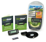 ScanGaugeE Compact Multifunction Trip Computer with Customizable Real-Time Fuel Economy Digital Gauges