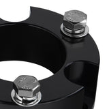 Supreme Suspensions - Front Leveling Kit for 2005-2019 Toyota Tacoma 2" Front Lift Aircraft Billet Aluminum Strut Spacers 2WD 4WD (Black)