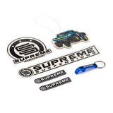 Supreme Suspensions - Front Leveling Kit for 2005-2019 Toyota Tacoma 2" Front Lift Aircraft Billet Aluminum Strut Spacers 2WD 4WD (Black)
