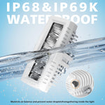 EK ENNOKING Marine LED Light Bar 5 Inch Flood Beams 40W White Led Pod Work Light Driving Fog Lamp for Boat Deck Dock