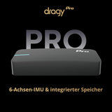 New dragy Pro - Professional GPS Performance Meter, up to 25Hz GPS Laptimer, with Built-in Memory & 6-Axis IMU Motion Sensor | Includes dragy Mount for Easy Installation