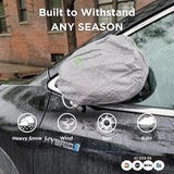 New & Improved ProKevLock Vehicle Side Mirror Covers Set with Anti-Theft Lock, UHMWPE, HPPE, 304 CRES Steel Mesh, Fits all Vehicles & Most Pickup Trucks, Protection from Ice, Bird Droppings, Version 3