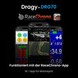 Dragy GPS Based Performance Meter, up to 25Hz GPS Laptimer, Upgraded UBLOX 10th Gen High Performance GPS Module, Trusted by Million Users, USB-C Charging Port