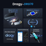 Dragy GPS Based Performance Meter, up to 25Hz GPS Laptimer, Upgraded UBLOX 10th Gen High Performance GPS Module, Trusted by Million Users, USB-C Charging Port