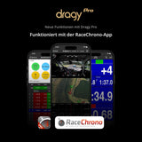 New dragy Pro - Professional GPS Performance Meter, up to 25Hz GPS Laptimer, with Built-in Memory & 6-Axis IMU Motion Sensor | Includes dragy Mount for Easy Installation