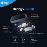 Dragy GPS Based Performance Meter, up to 25Hz GPS Laptimer, Upgraded UBLOX 10th Gen High Performance GPS Module, Trusted by Million Users, USB-C Charging Port