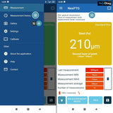 NexDiag NexPTG Standard Lacquer Coating Thickness Gauge Wireless Car Paint Thickness Meter Tester with Bluetooth, 100-Hour Battery, and Traditional Probe - Works with iOS/Android
