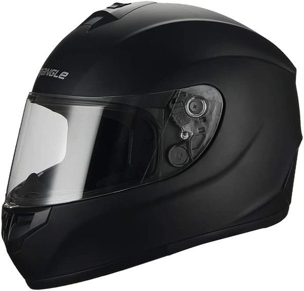 amazon triangle motorcycle helmet Triangle Matte Black Full Face Lightweight, Aerodynamic, Comfortable S – Pete Automotive