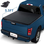 YITAMOTOR Truck Bed Tonneau Cover compatible with 2015-2020 Ford F-150 Truck Bed 5.5ft