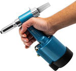 Professional Pneumatic Pop Rivet Gun, Air Riveter Tool Kit With High Psi, Perfect For Large And Small Jobs, No Battery Needed