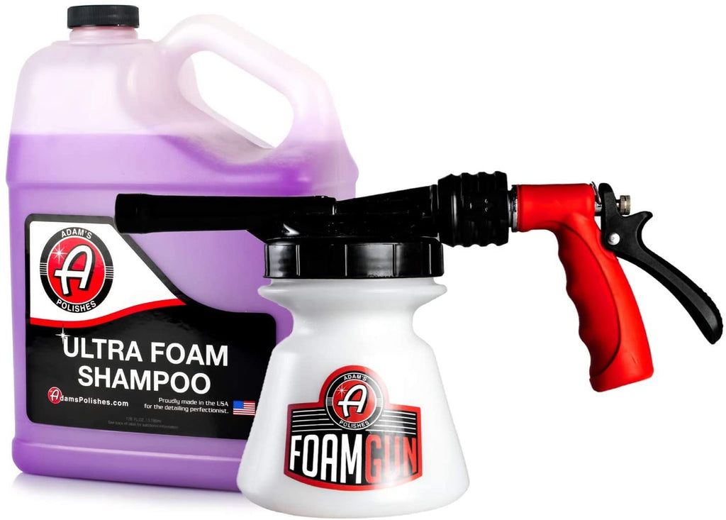 Adam's Standard Foam Gun & Mega Foam - Car Wash & Car Cleaning Auto  Detailing Kit | Soap Shampoo & Garden Hose for Thick Suds | No Pressure  Washer