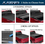 Lund Genesis Tri-Fold Soft Folding Truck Bed Tonneau Cover