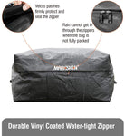 MARKSIGN 100% Waterproof Truck Cargo Bag with Net, Fits Any Truck Size