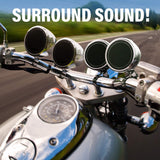Boss Audio Systems MC470B Motorcycle Bluetooth Speaker System - Class D Compact Amplifier, 3 Inch Weatherproof Speakers