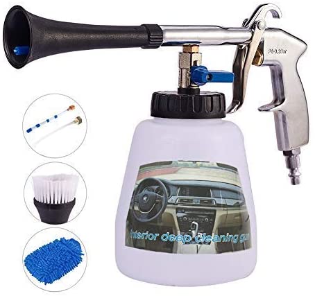 Practisol Car Interior Cleaner, Auto Detail Tools Car Detailing Kit(Needs  Air Compressor) High Pressure Car Cleaning Gun Car Cleaning Kit for Vehicle