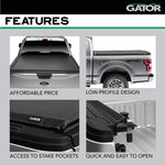 Gator ETX Soft Roll Up Truck Bed Tonneau Cover | 53104 | Fits 1999 - 2007 GMC Sierra & Chevrolet Silverado