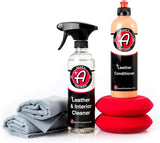 Adam’s Leather Care Kit - Leather Cleaner & Leather Conditioner Car Cleaning Supplies