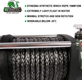 STEGODON New 13000 lb. Load Capacity Electric Winch,12V Synthetic Rope Electric Winch
