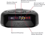 K40 Electronics Platinum100 Portable Radar Laser Detector and Wireless Remote Control Bundle | GPS | Long Range Detection | OLED | Advanced Filtering