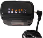 WLZLINE Speed Camera Detector, Voice Alert&Car GPS/Radar/Laser Speed Alarm System, City/Highway Mode 360 Degree Detection Radar Detectors Kit with LED Display for Cars (FCC Certification) (Black)