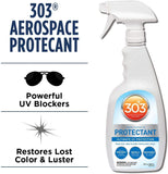 303 Products 303 (30313-6PK) UV Protectant Spray for Vinyl, Plastic, Rubber, Fiberglass, Leather & More – Dust and Dirt Repellant