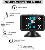 Tymate Tire Pressure Monitoring System-Large Colorful Screen, 4 Alarm Modes