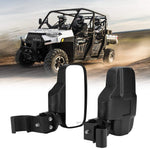 UTV Side View Mirrors, Adjustable Break Away Side Mirror Compatible with Polaris Ranger 570 900 XP 1000 with Pro Fit Cab (2015-2020)(Not Fit Windshield) UTV with 1.6"-2" Round Roll Bars