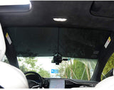 BMZX Model X Car Sunroof Rear Windshield Shade Foldable Sunshade Heat Isolate Sunshade Above The 1st Row