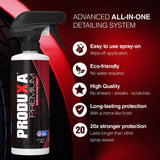 PRODUXA Premium Super Gloss & Ultra Hydrophobic Shine Spray: Revolutionary Paint Polish & Sealer