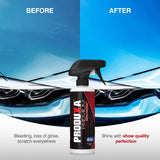 PRODUXA Premium Super Gloss & Ultra Hydrophobic Shine Spray: Revolutionary Paint Polish & Sealer