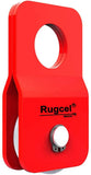RUGCEL Winch 4.8T Heavy Duty Recovery Winch Snatch Block,10500lb Capacity (Red)