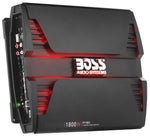 BOSS Audio Systems PF1800 Phantom 1800 Watt, 4 Channel, 2 4 Ohm Stable Class AB, Full Range, Bridgeable, Mosfet Car Amplifier with Remote Subwoofer Control