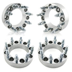 OrionMotorTech 8x6.5 Wheel Spacers 2 inches with 9/16-18 Studs for 1994-2011 Dodge Ram 2500 3500, 1988-1998 Ford F-250 F-350, 4pcs